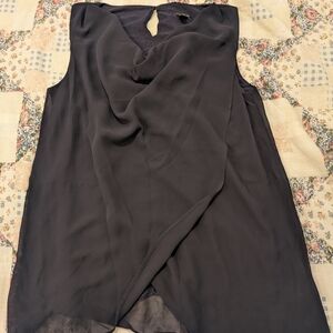 Elegant Black Sleeveless Blouse